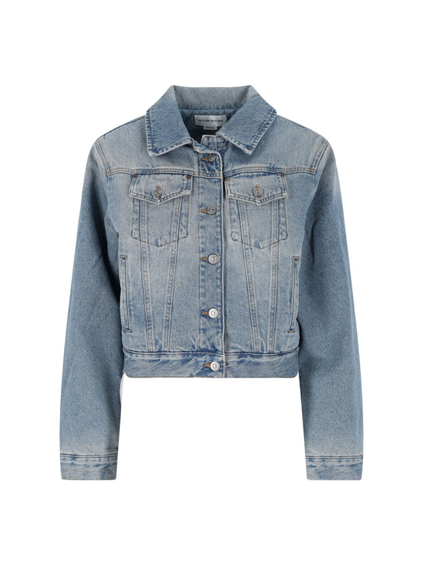 Victoria Beckham Denim' Jacket – Light Blue