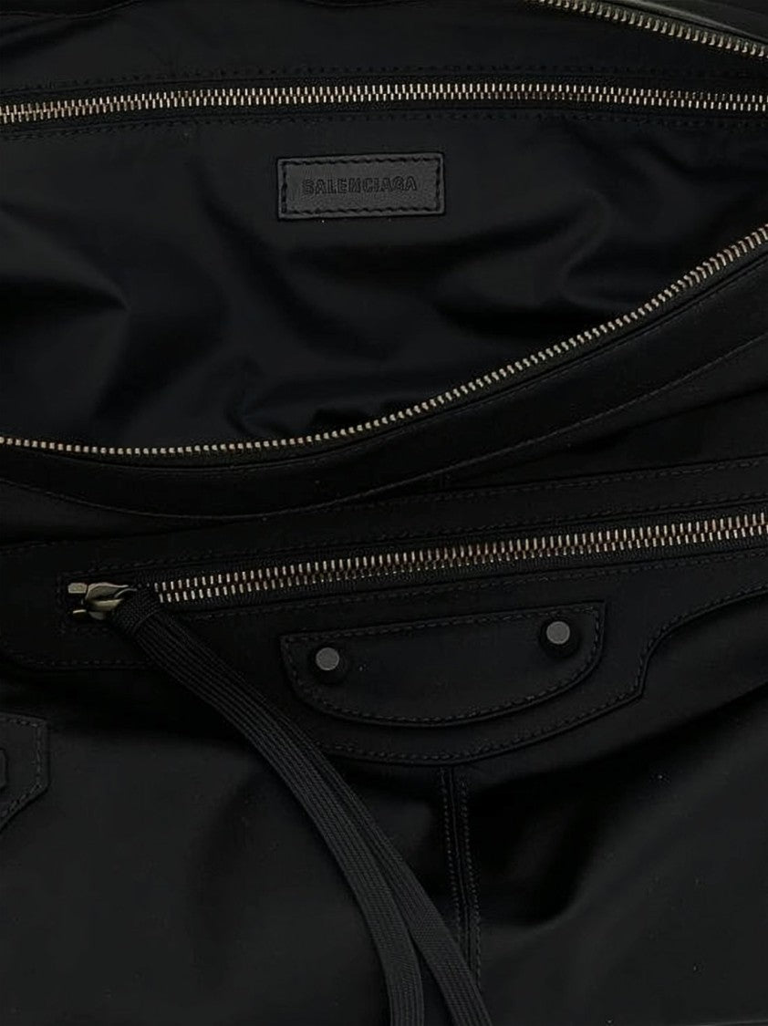 Balenciaga Elongated Tote Bag With Zippered Front Pocket