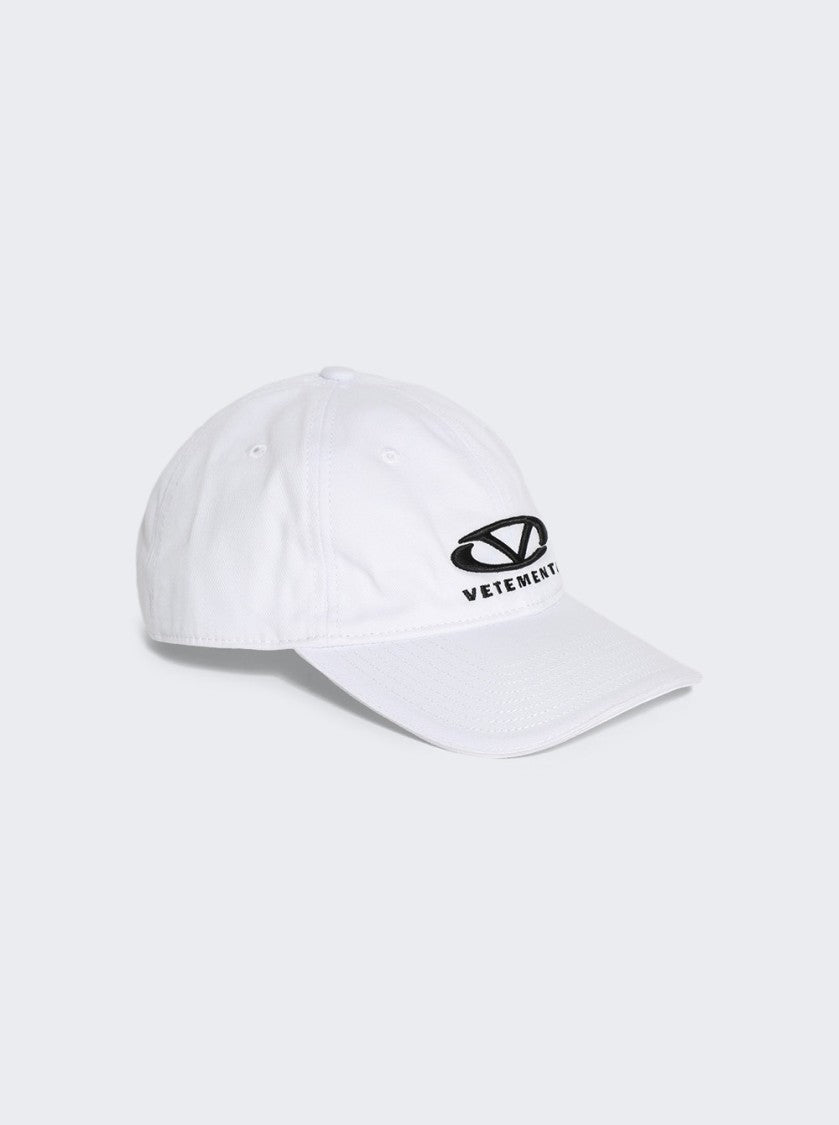 Vetements Oval Logo Cap White