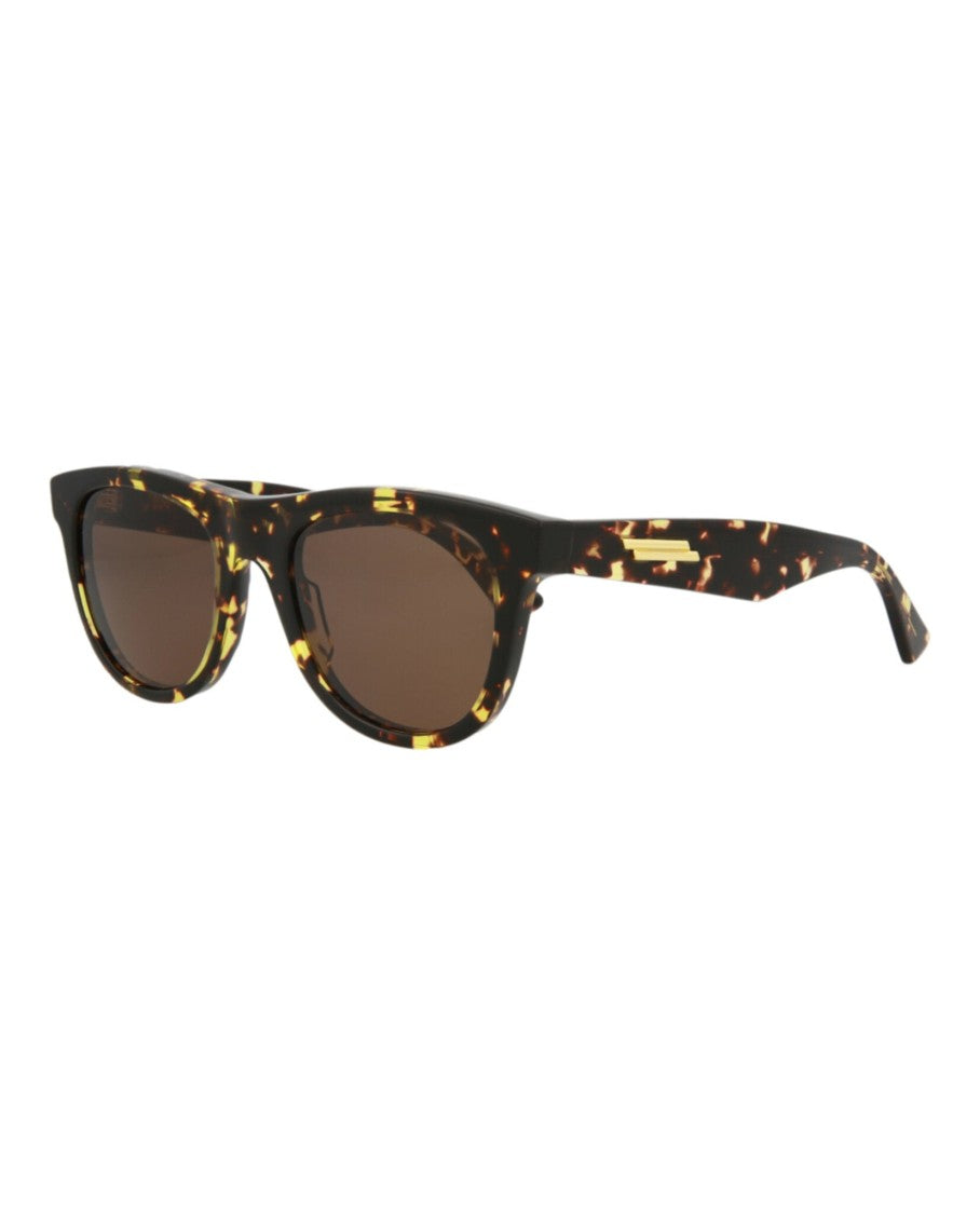 Bottega Veneta Round-Frame Acetate Sunglasses