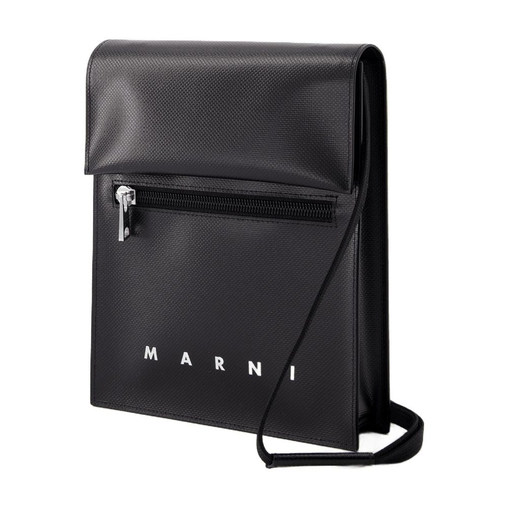Marni Pouch On Strap Crossbody - Synthetic - Black