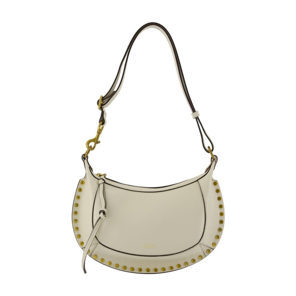 Isabel Marant Oskan Moon Ga Shoulder Bag - Leather - White