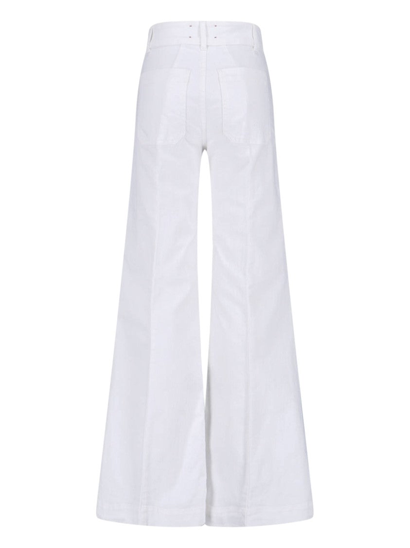Seafarer White Wide Leg Jeans