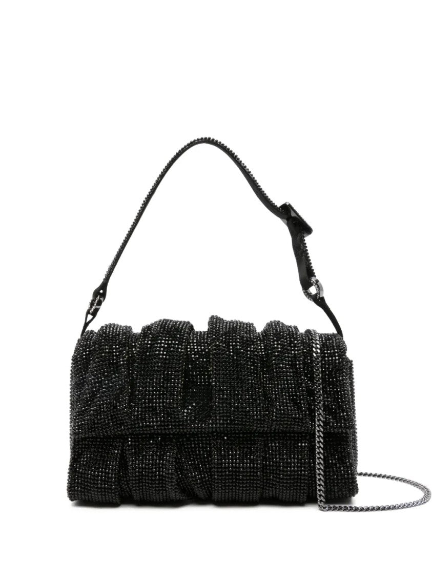 Benedetta Bruzziches Structured Top Handle Detachable Strap Handbag