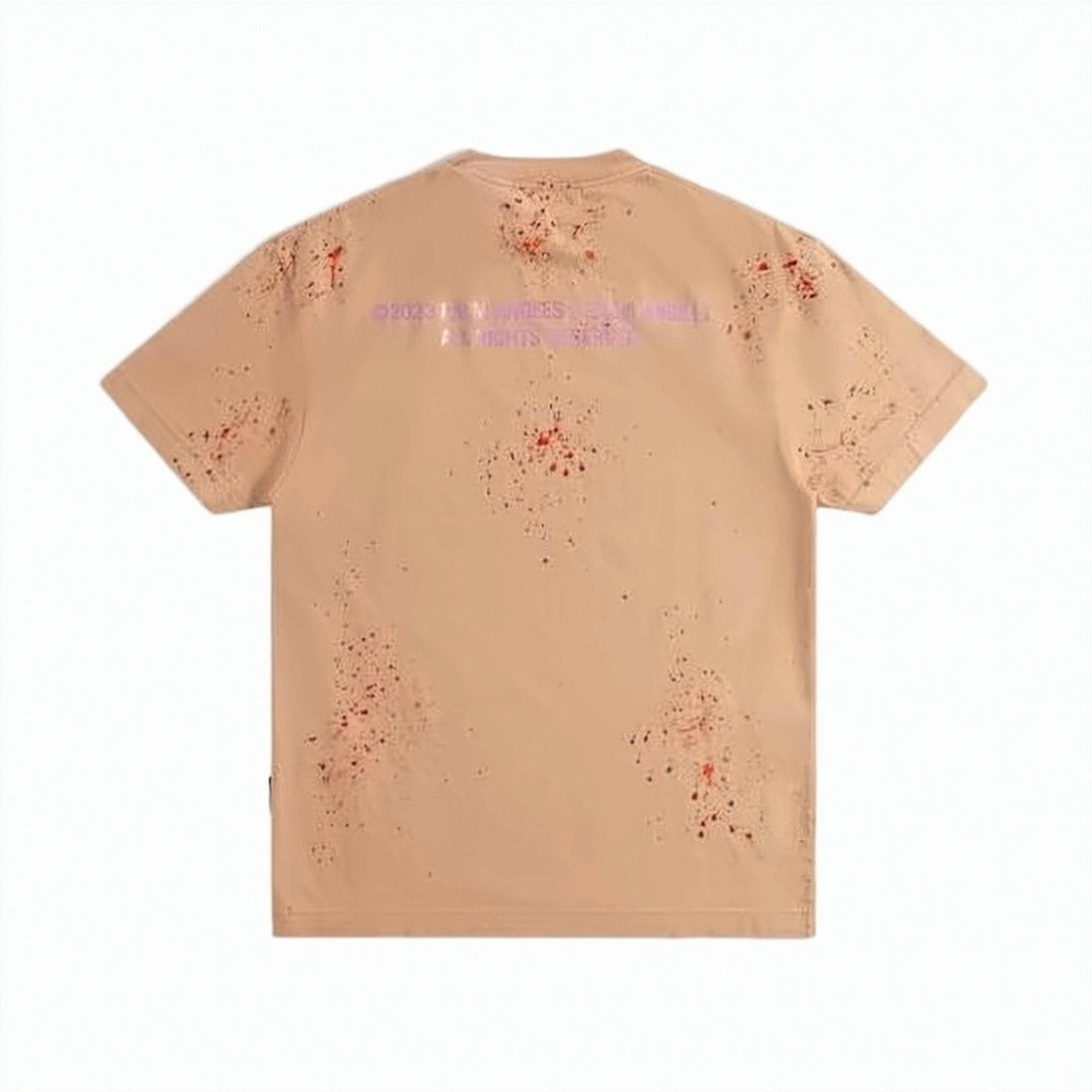 Palm Angels Scattered Paint Splatter Graphic T-Shirt