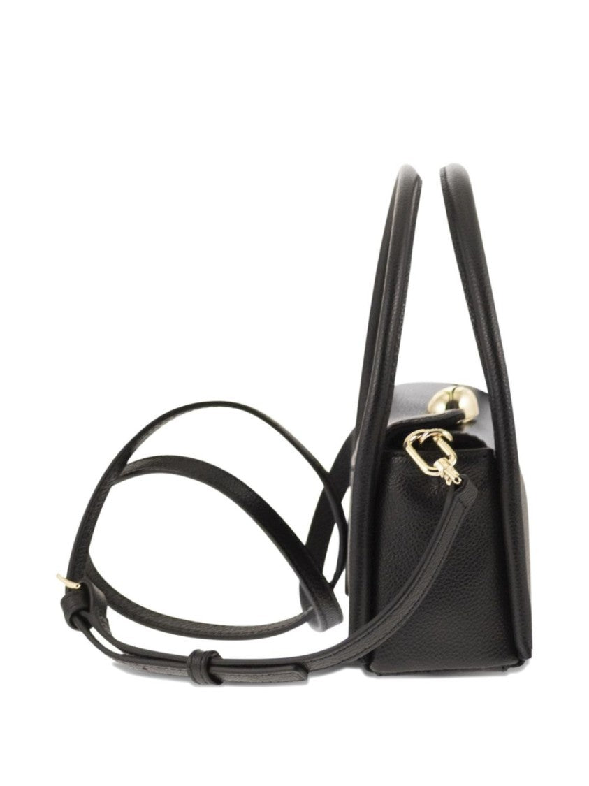 Furla Textured Leather Handbag With Structured Handle