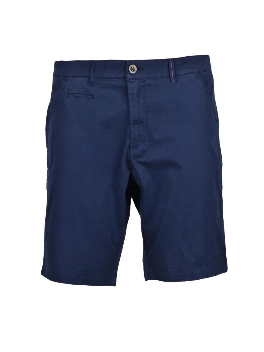 La Martina Multicolor Cotton Elastane Bermuda Shorts