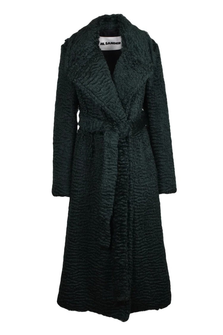 Jil Sander Mohair Coat - Blue