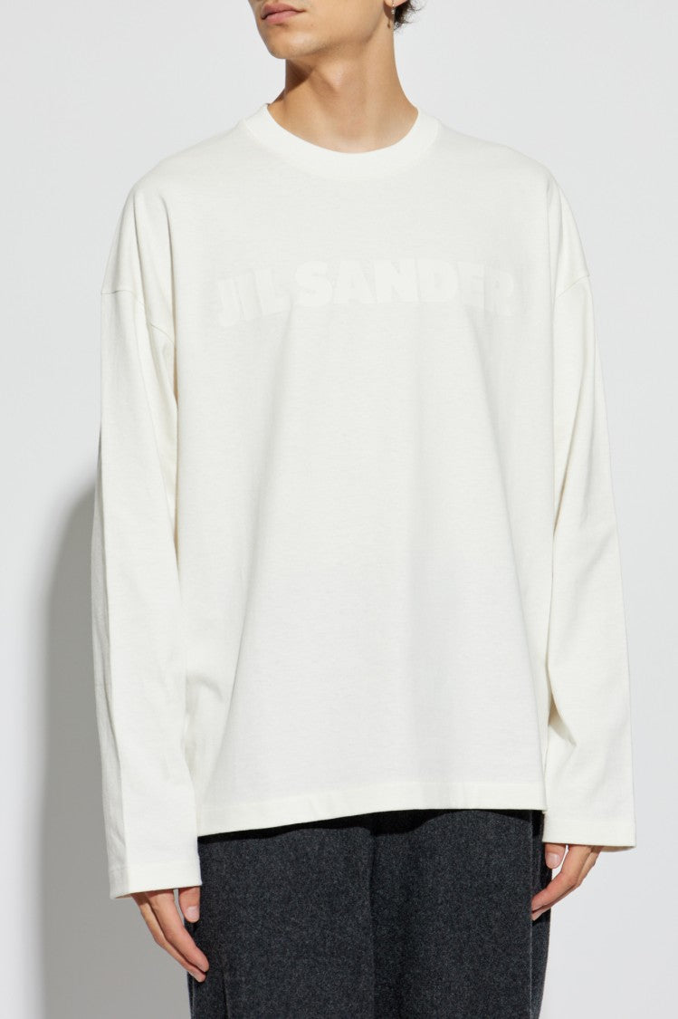 Jil Sander Long-Sleeve T-Shirt With Subtle Logo Detail