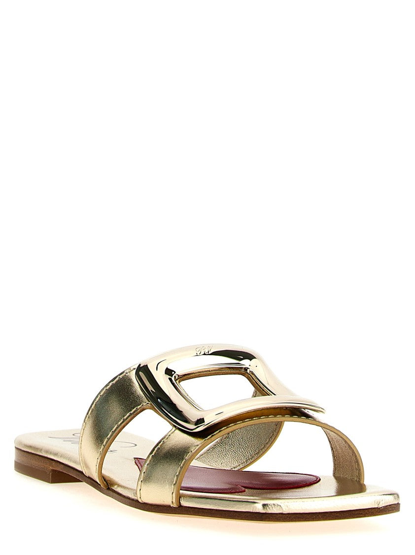 Roger Vivier 'New Metal Buckle' Mules