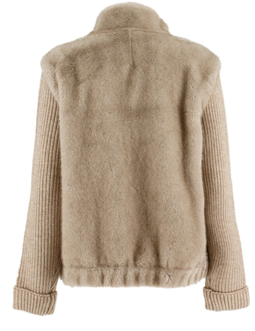 Mc2 Saint Barth Faux Fur Jacket