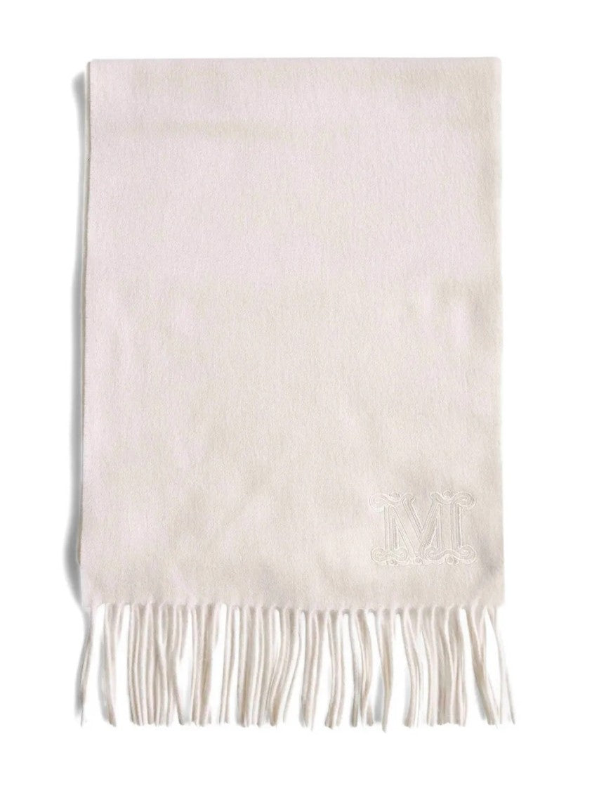 Max Mara Cashmere Scarf With Monogram Detail