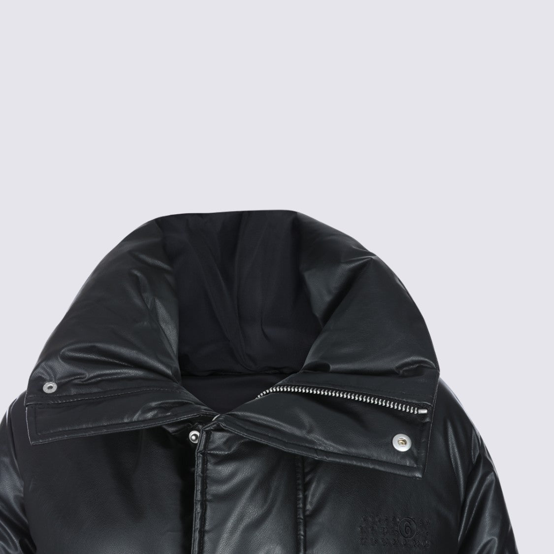 Mm6 By Maison Margiela Padded Jacket With Structured Collar And Boxy Silhouette
