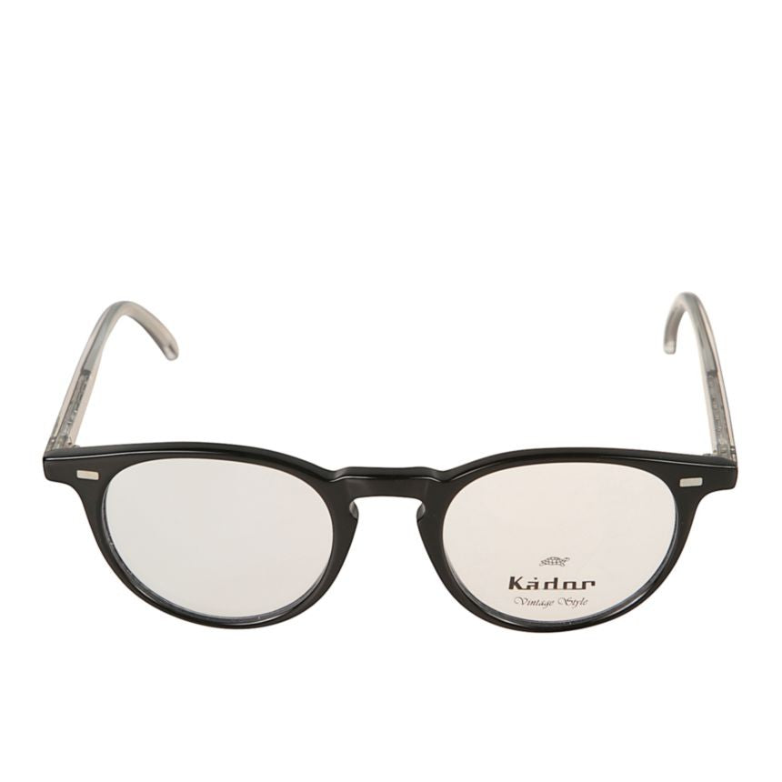 Kador Silver Jonas Keyhole Classic Round Eyeglasses