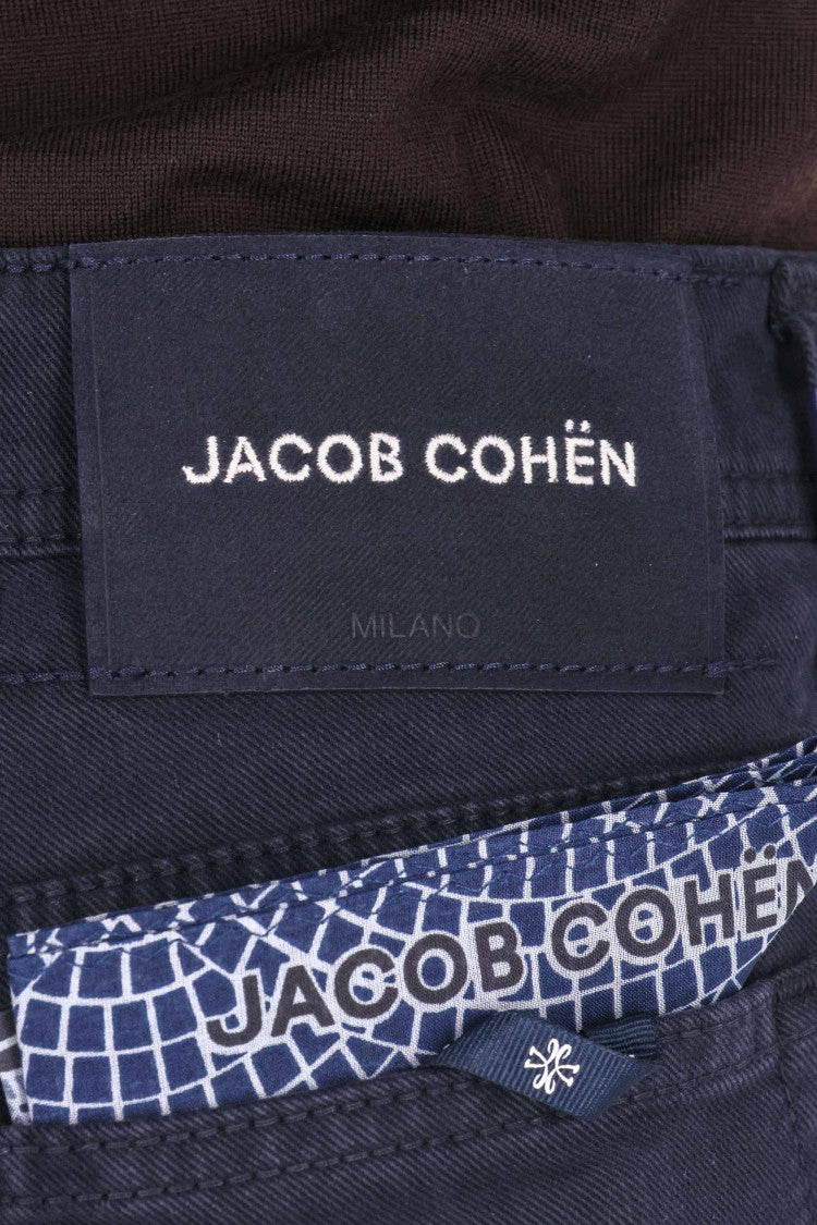 Jacob Cohen Scott Fit 5-Pocket Peach Hand Dyed Lyocell-Cotton Pants