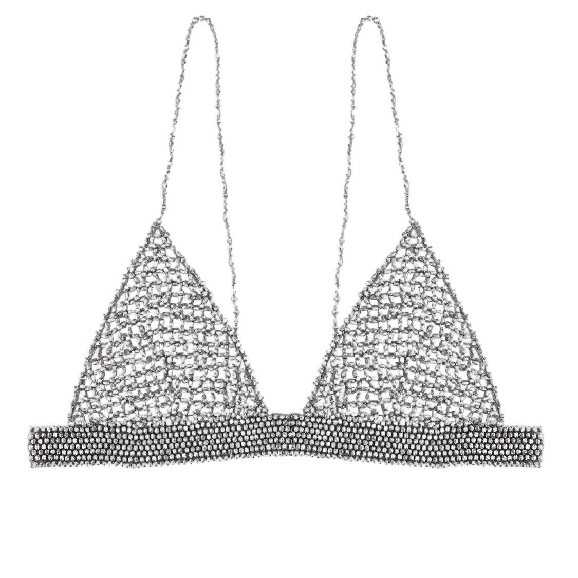 Golden Goose Crochet Top With Crystals