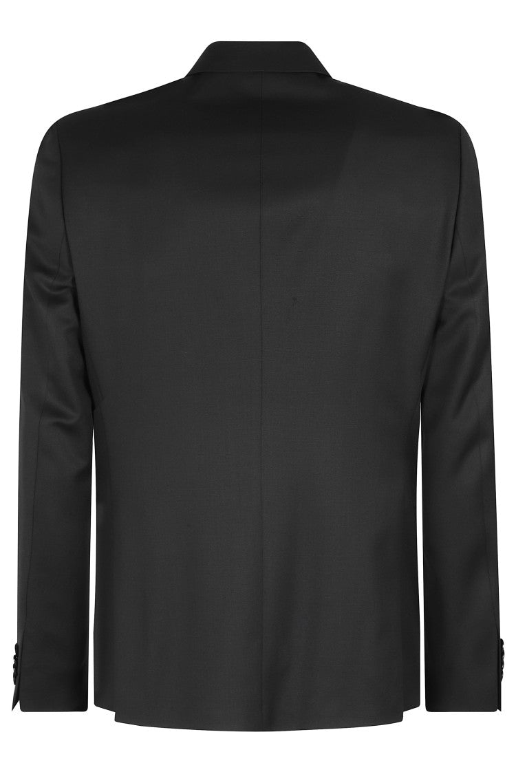 Boss Slim-Fit Black Virgin Wool Blazer