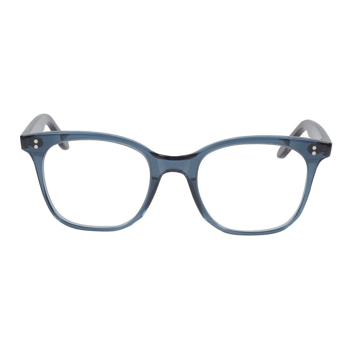 Kador Cooper Small Translucent Blue Square Frame Eyeglasses