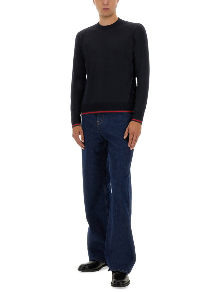 Gucci Web Pattern Sweater With Subtle Accents