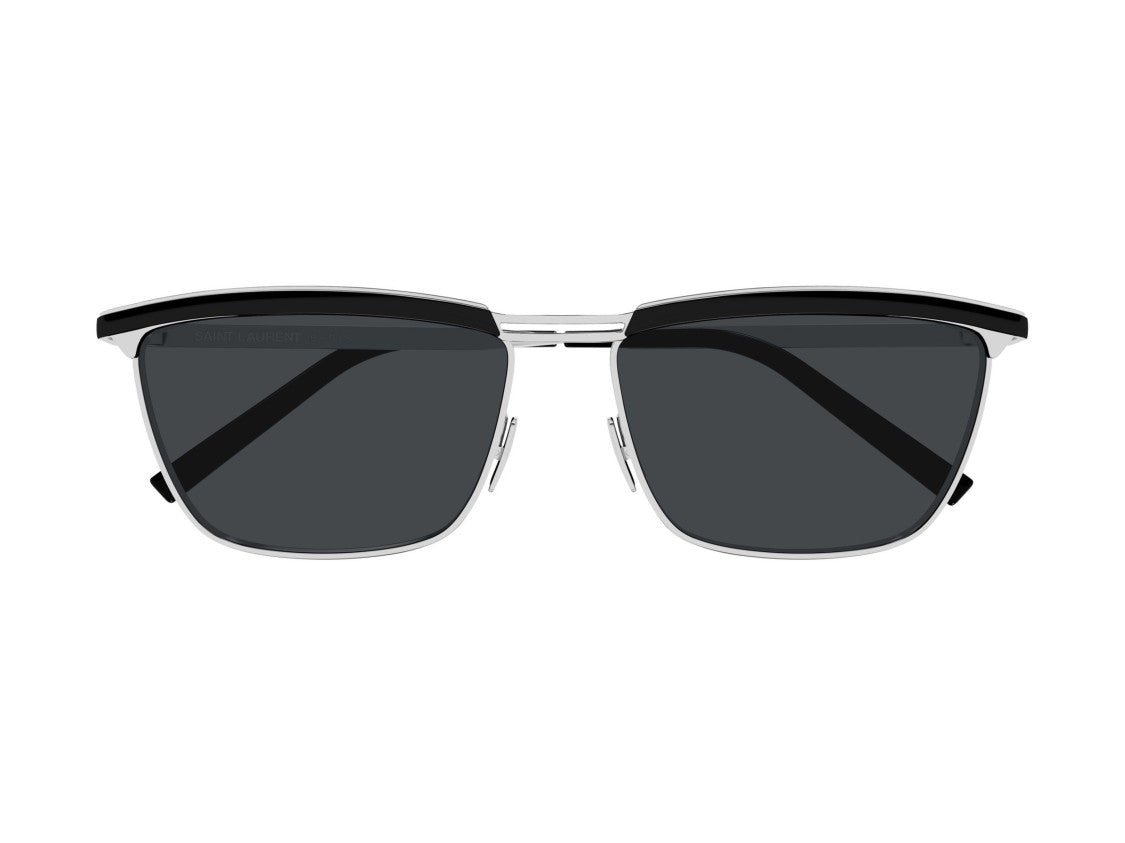 Saint Laurent Silver Sl 795 Joe Metal Rectangular Sunglasses