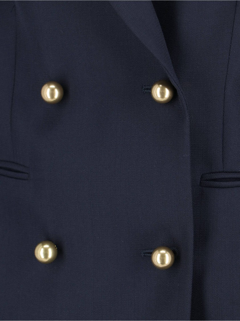Seafarer Navy Double-Breasted Blazer