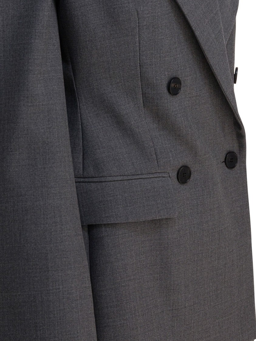 Givenchy Double-Breasted Wool Blazer With Structured Construction