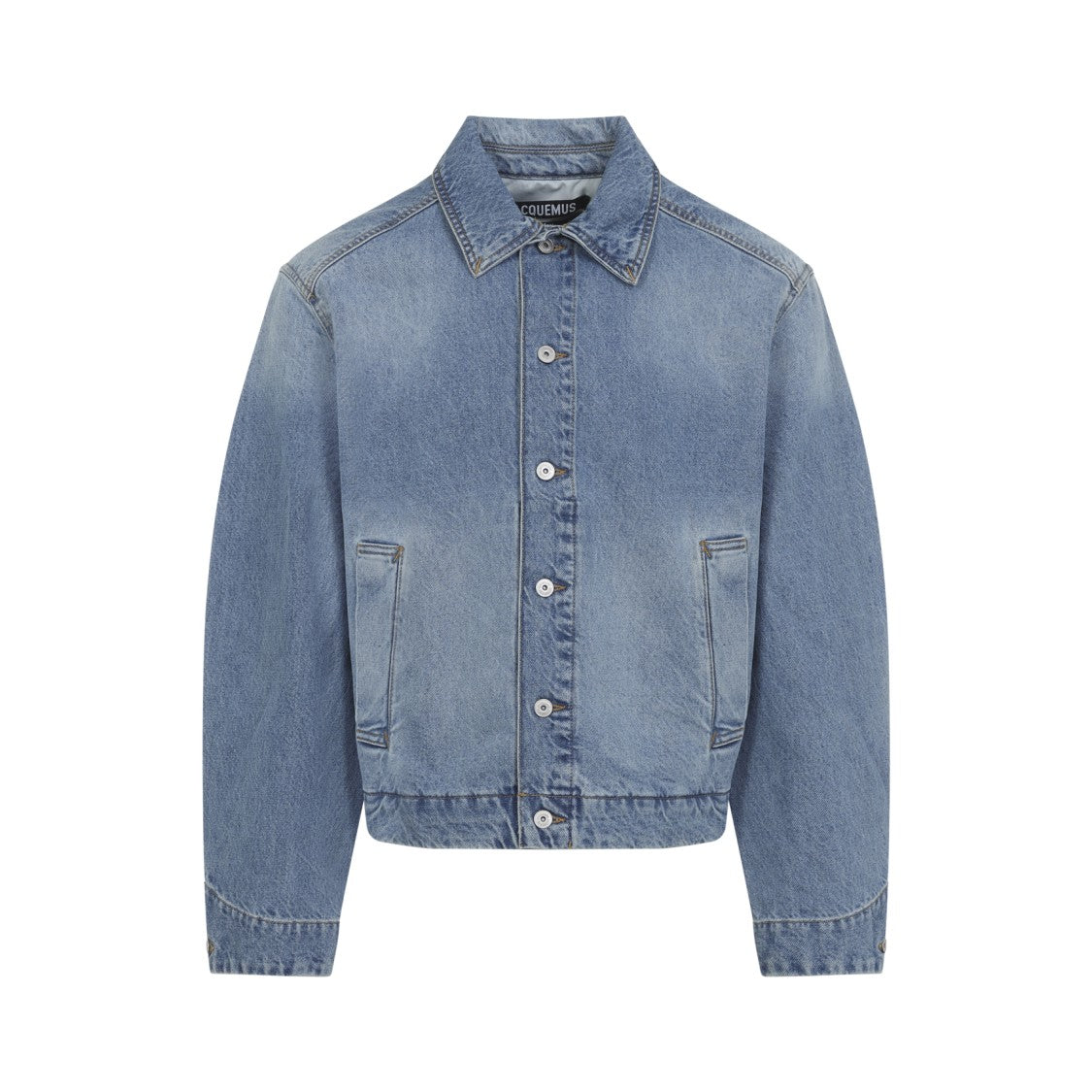 Jacquemus Classic Denim Jacket With Button-Up Front