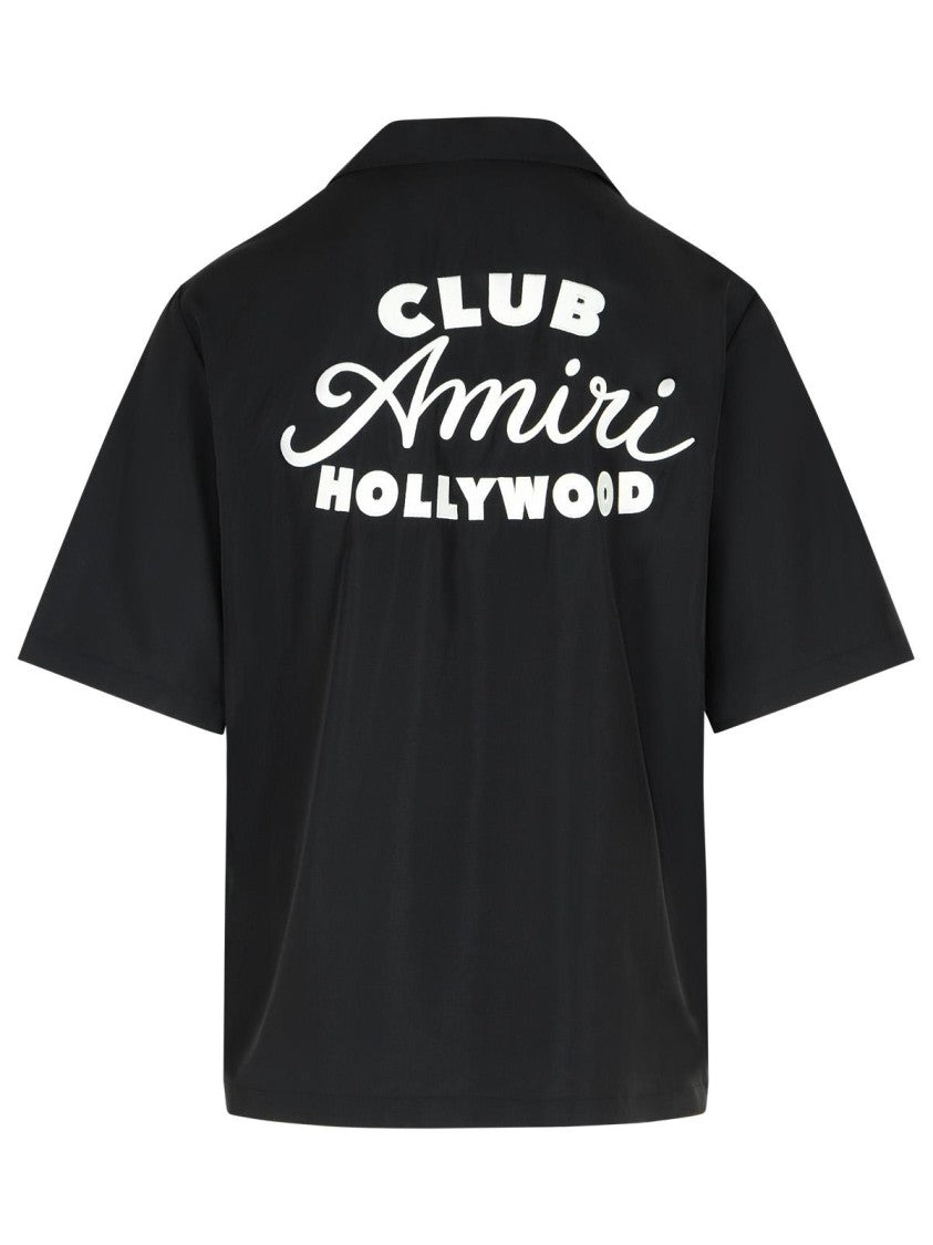 Amiri 'Club  Camp' Black Modal Blend Shirt