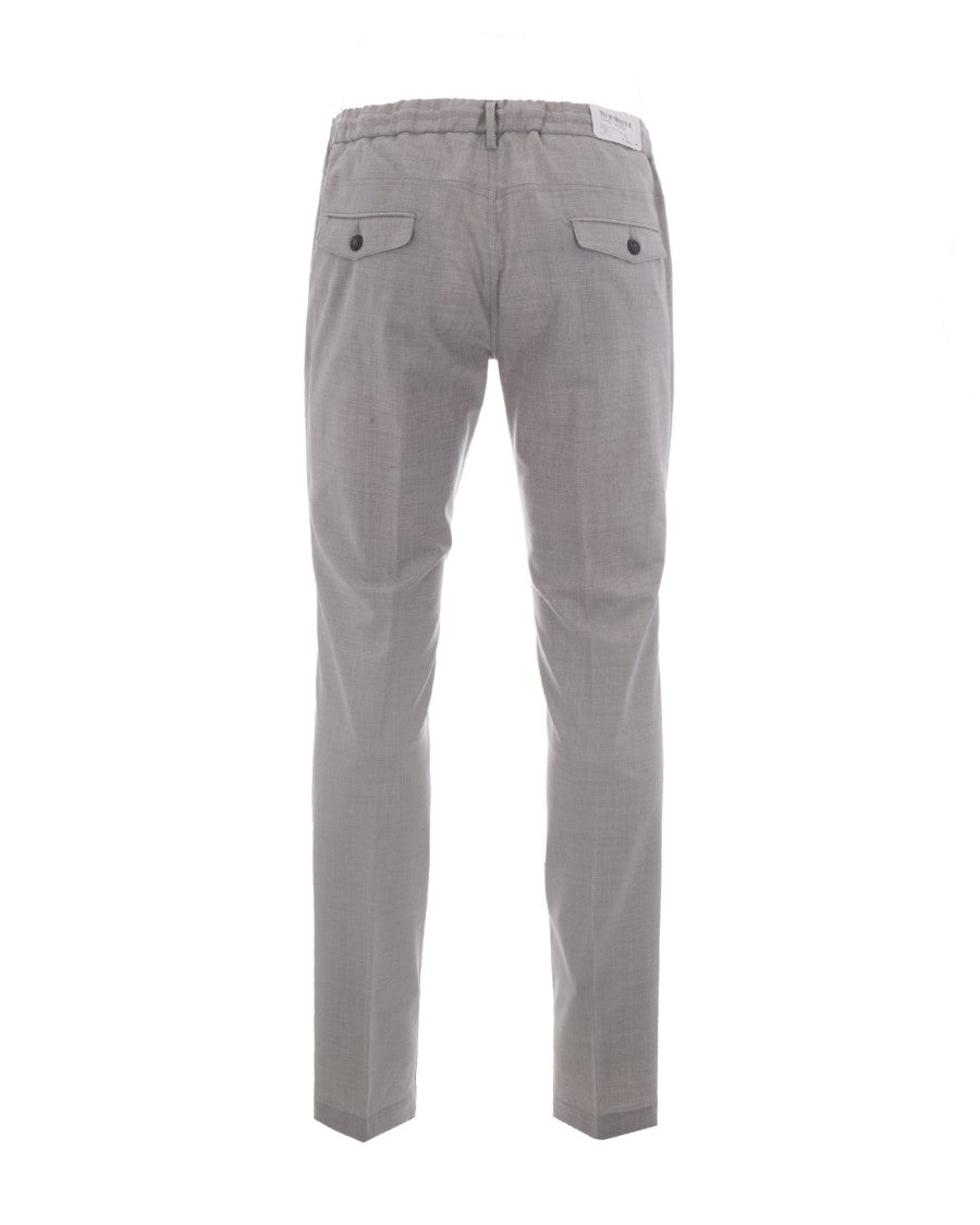 Eleventy Grey Drawstring Trousers
