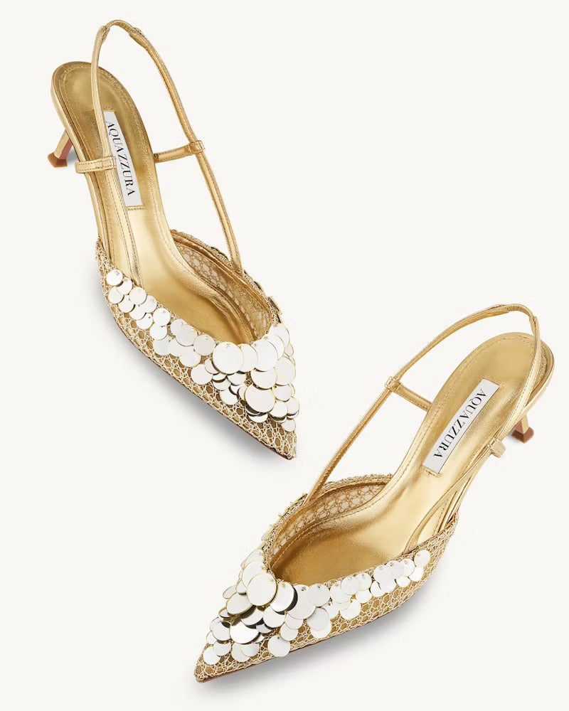 Aquazzura Can Can Pump 50
