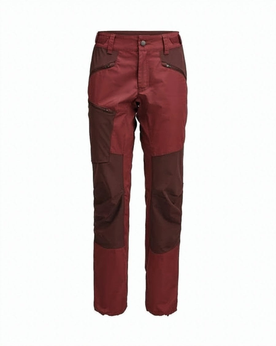 Lundhags Two-Tone Straight Pants With Zippered Pockets