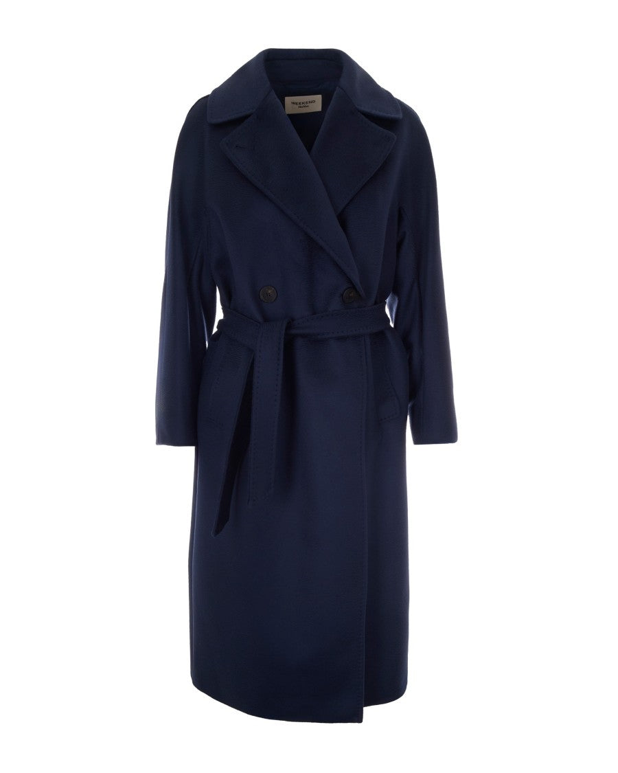 Max Mara Cobalt Blue Resina Wool Coat