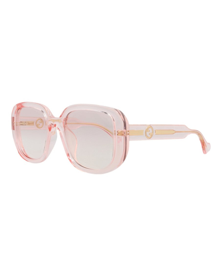Gucci Square-Frame Injection Sunglasses