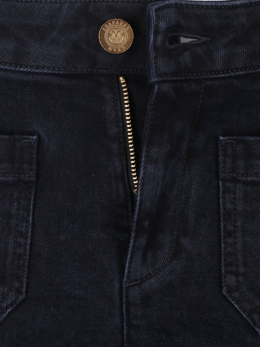 Seafarer Flared High-Rise Jeans With Dramatic Silhouette And Classic Features