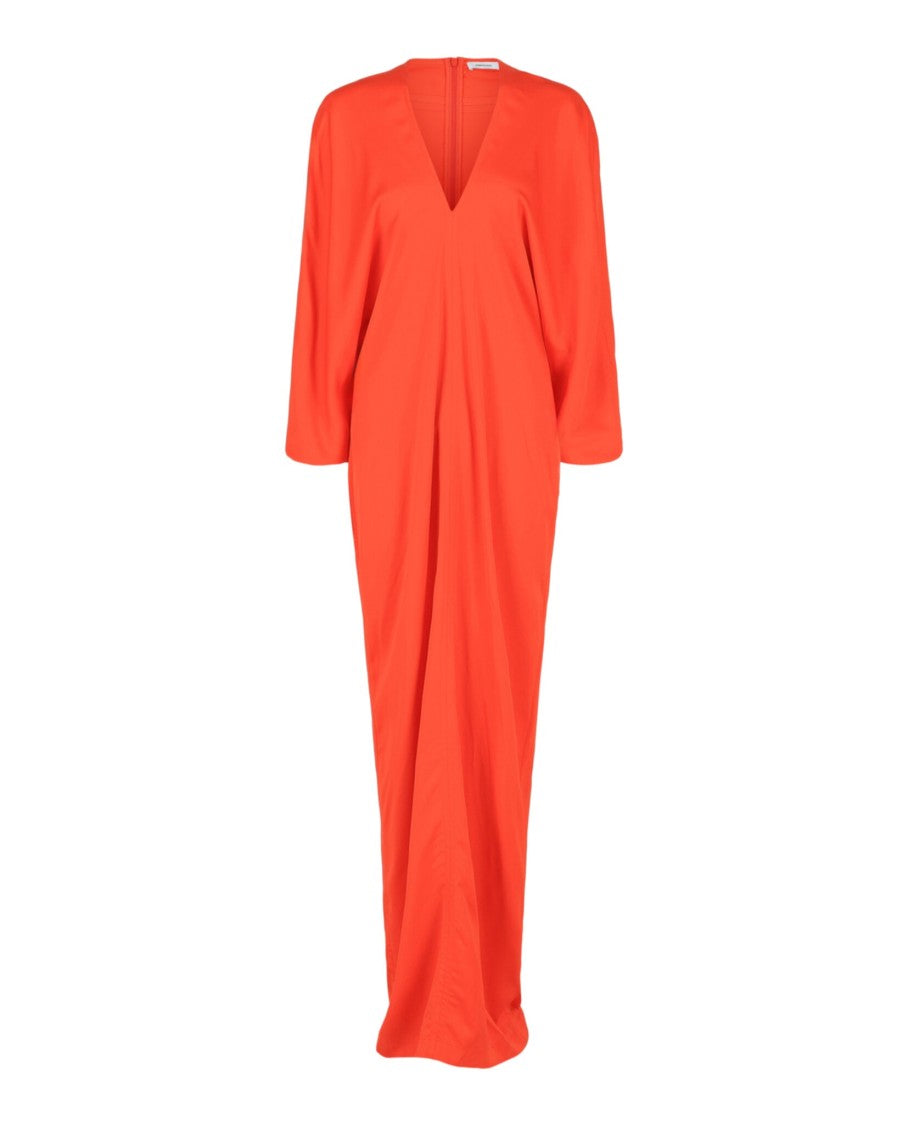 Ferragamo V-Neck Maxi Dress