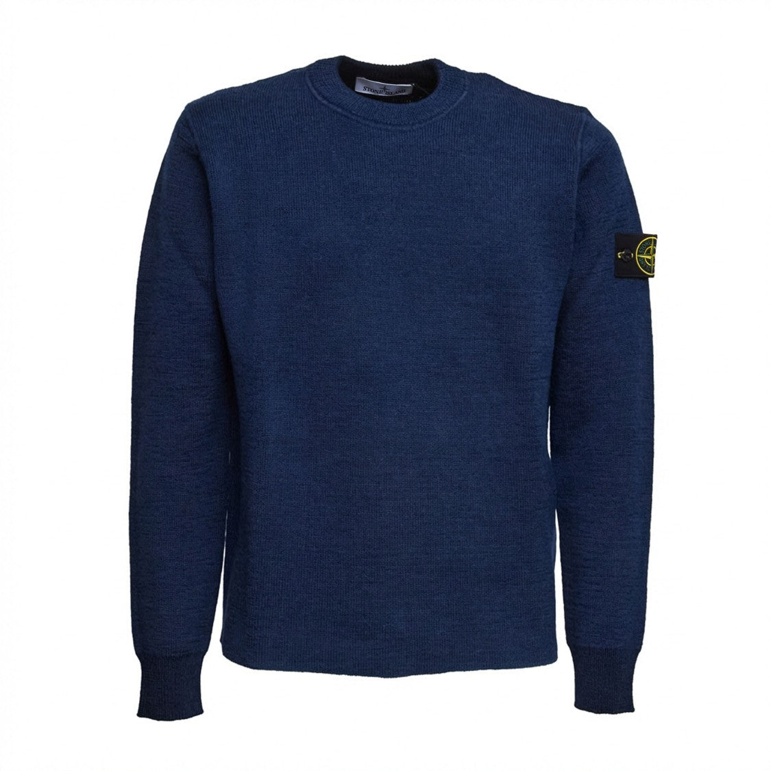 Stone Island Rubberised Rws Wool Organic Cotton Sweater