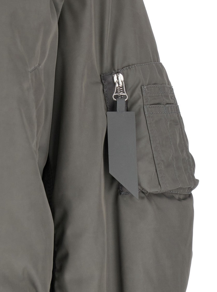The Attico Grey Bomber Jacket