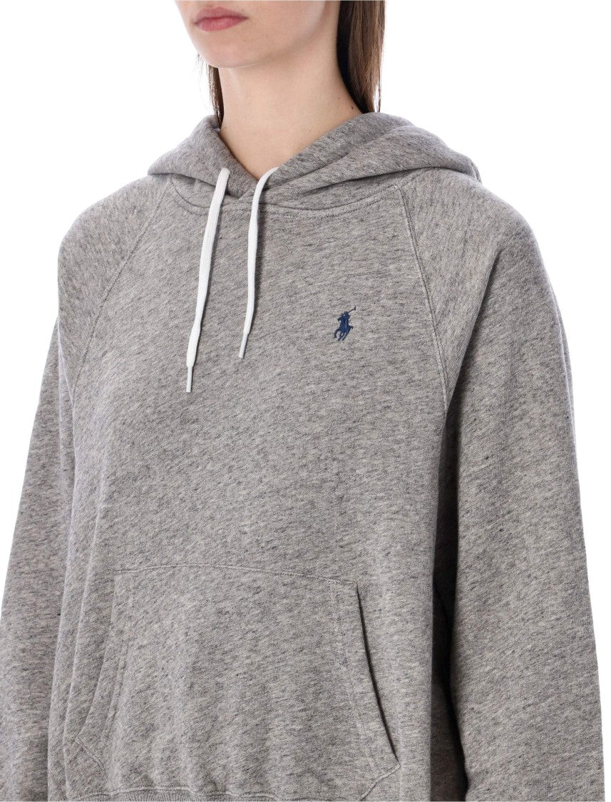 Polo Ralph Lauren Pony Embroidered Cotton Blend Hoodie