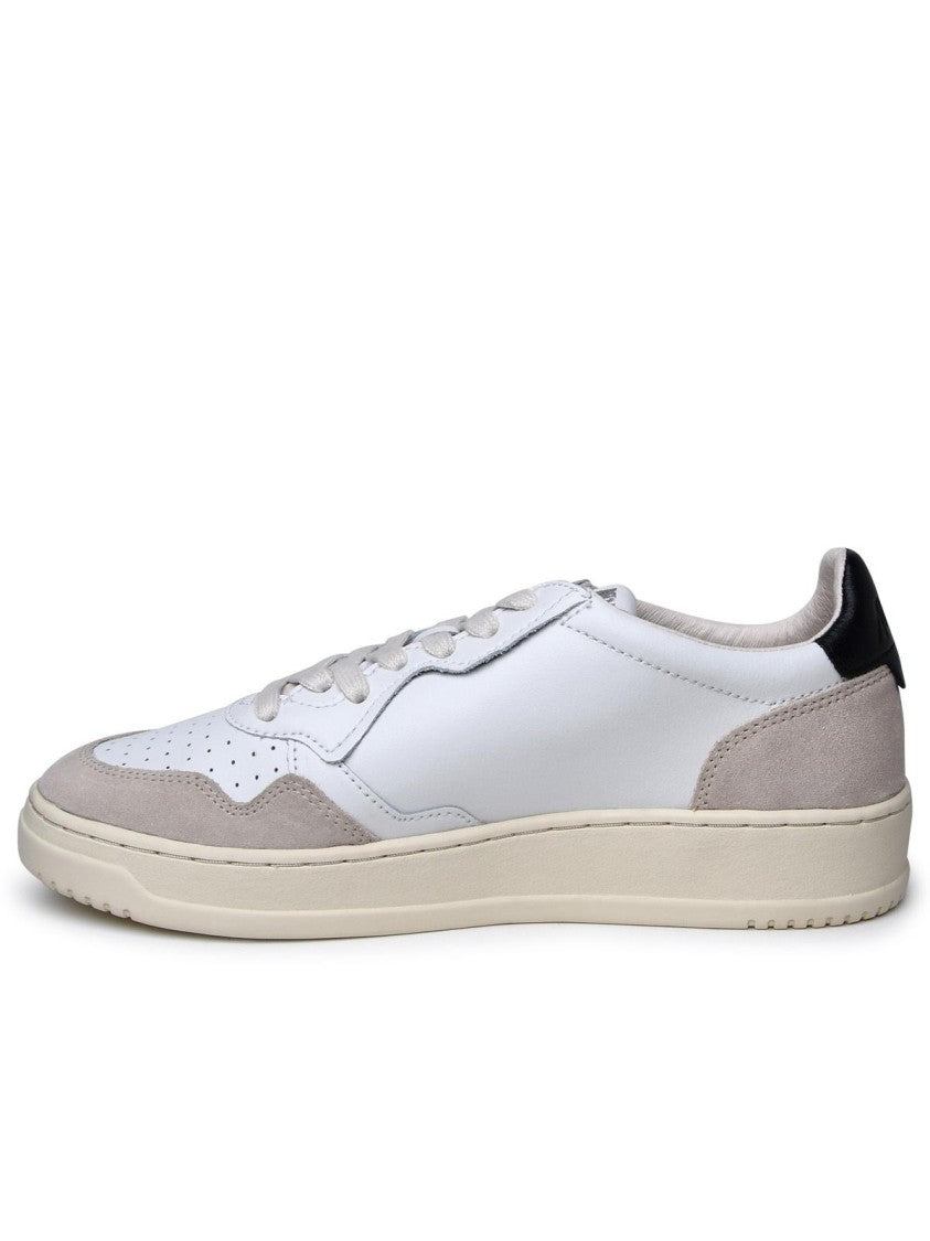 Autry White Leather Sneakers