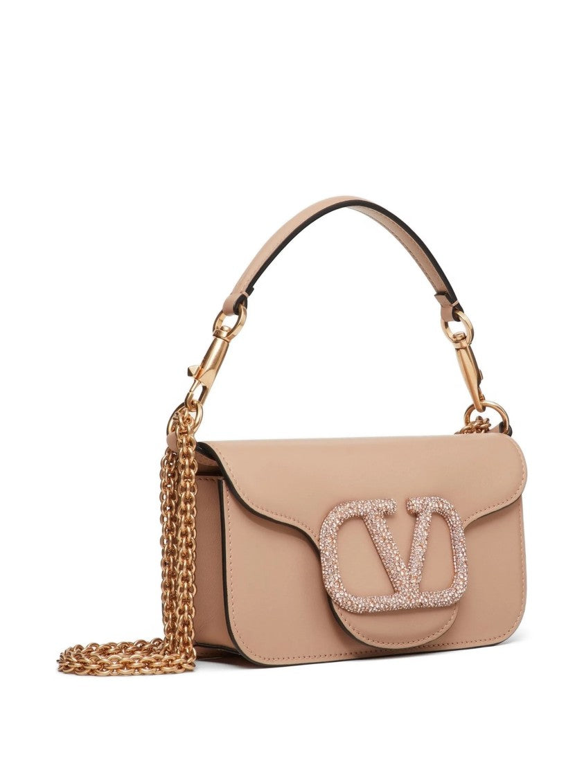 Valentino Loco Small Smooth Leather Shoulder Bag