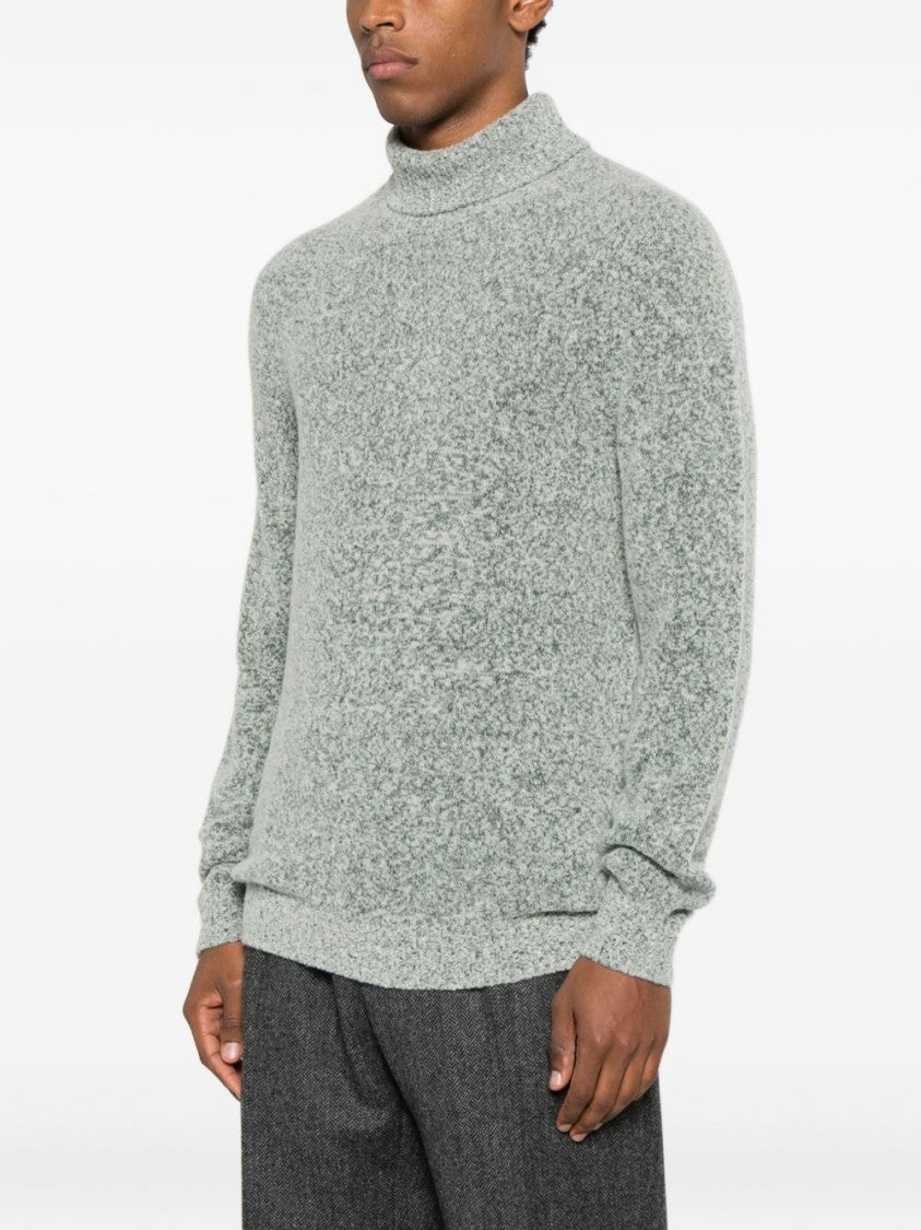 Scaglione Textured High-Neck Sweater