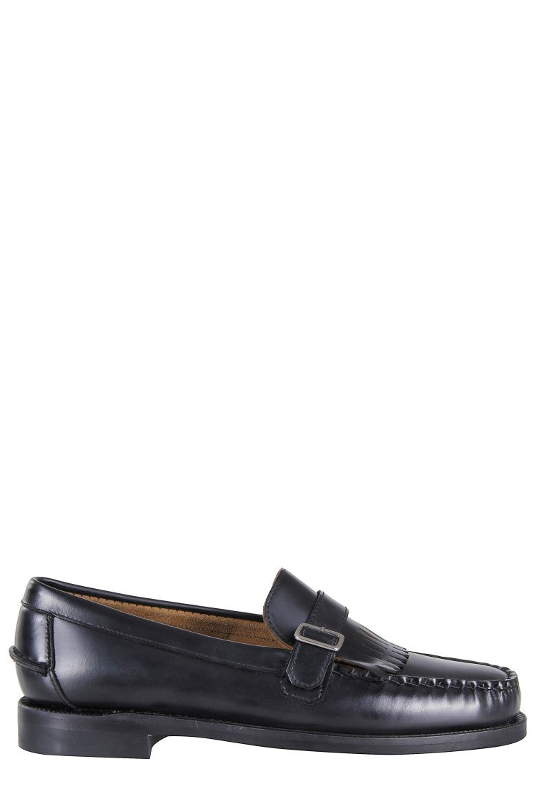 Sebago Brushed Leather Ales Loafer With Fringed Mask