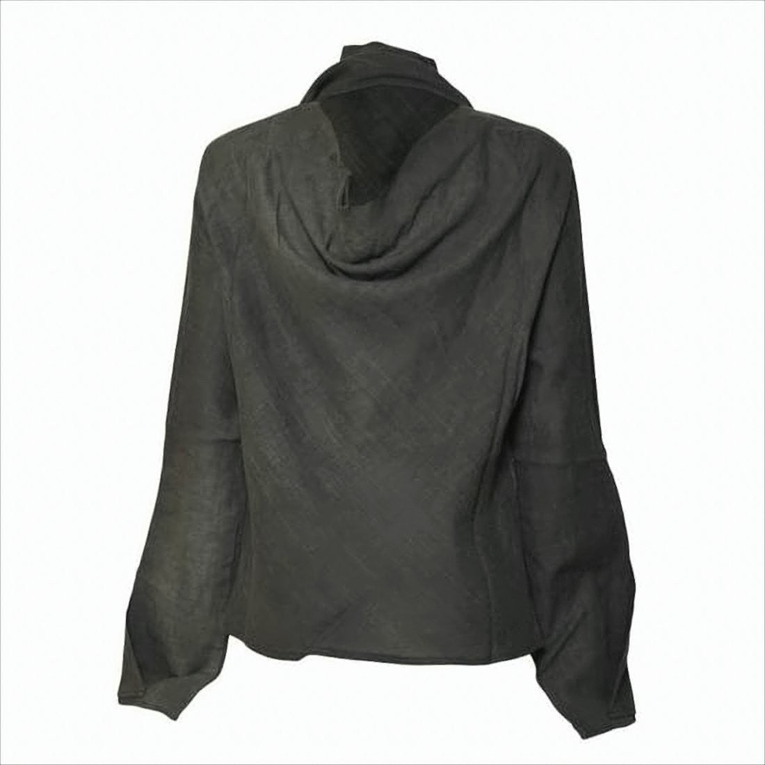 Our Legacy Textured Black Blouse With High Neck