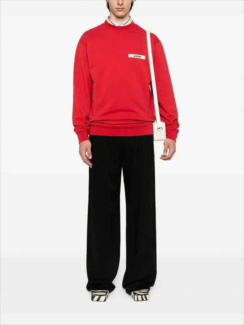 Jacquemus Red Long Sleeve Sweatshirt