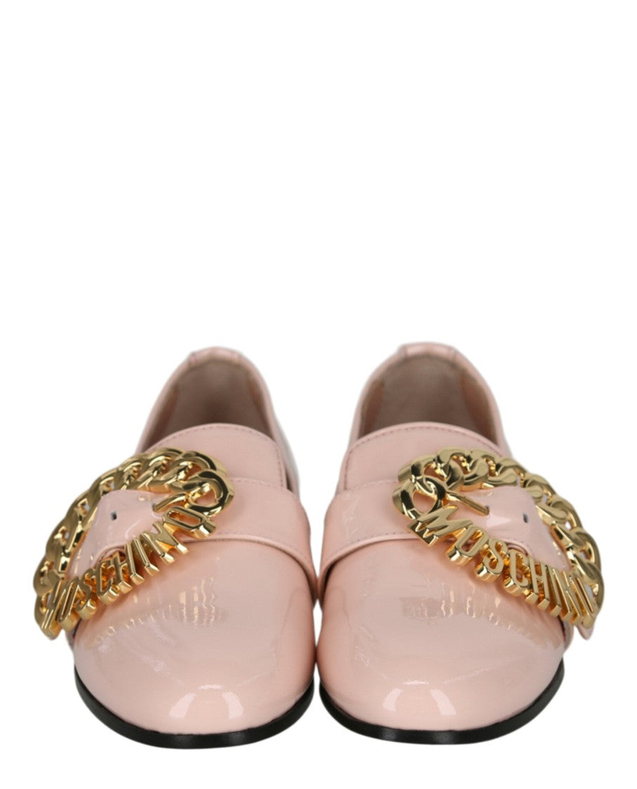 Moschino Logo Buckle Loafers