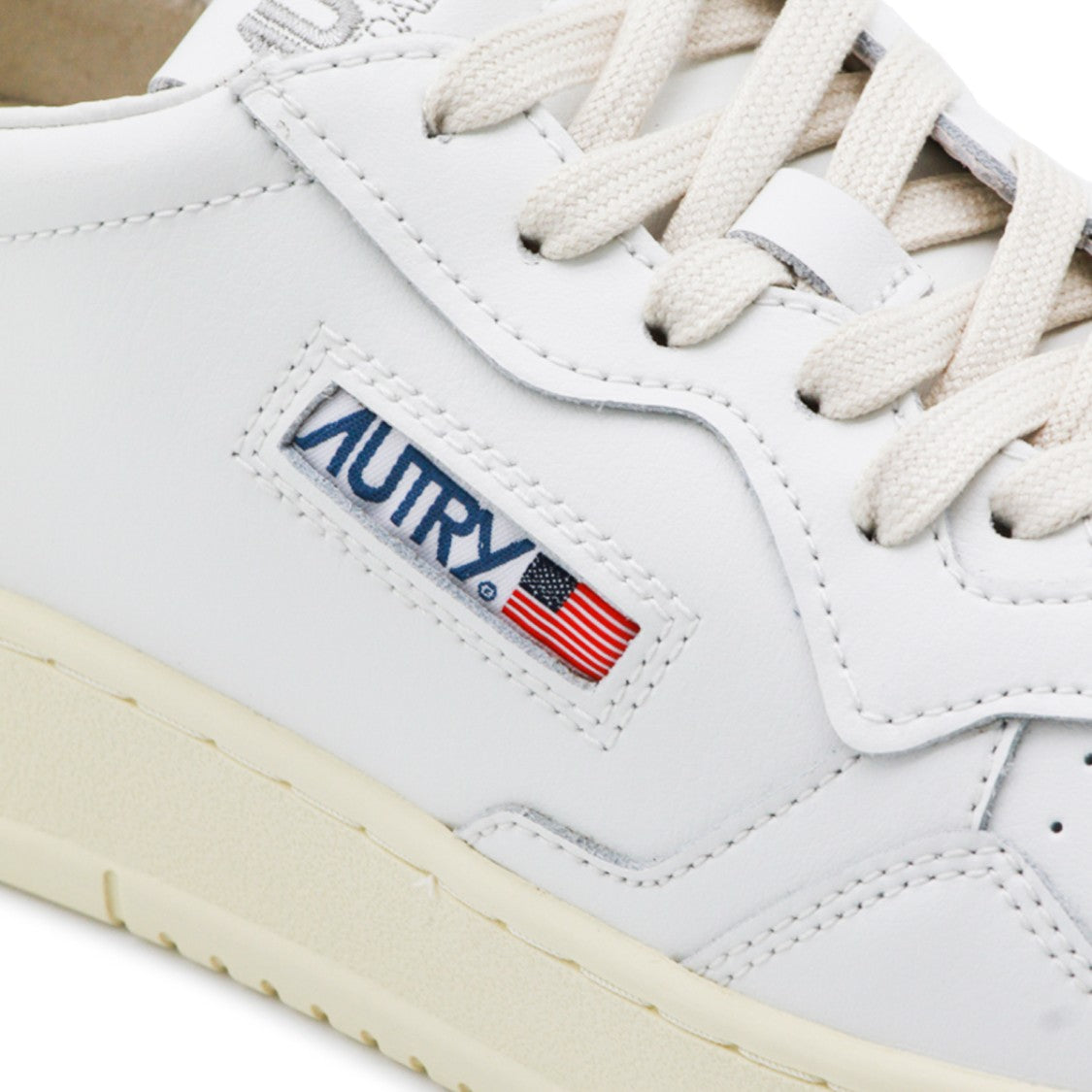Autry White Leather Medalist Sneakers