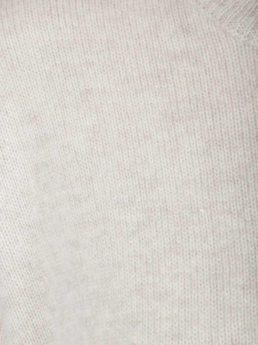 Lisa Yang Soft Cashmere Knit Top With Asymmetric Seams