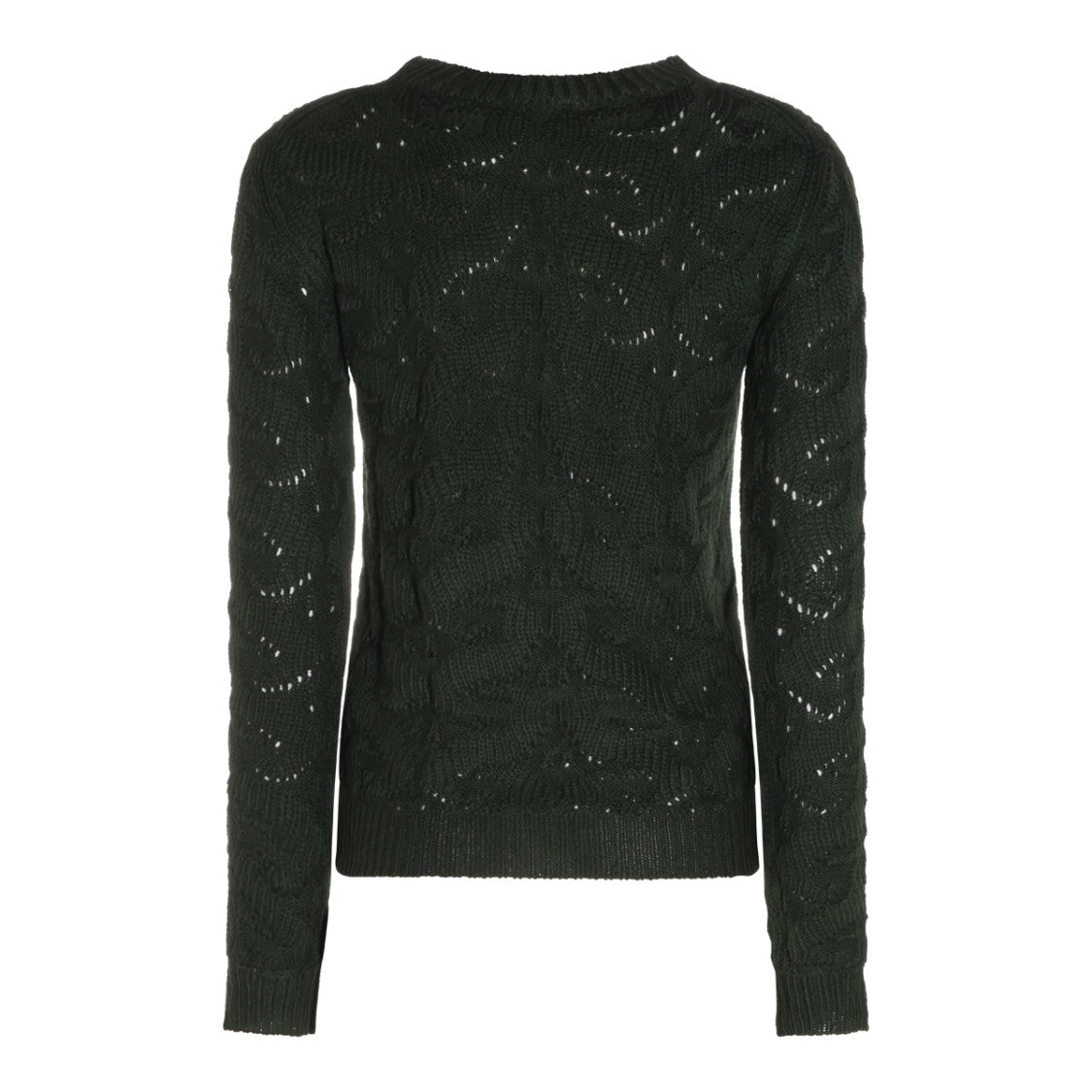 Etro Textured Open-Knit Crew Neck Sweater