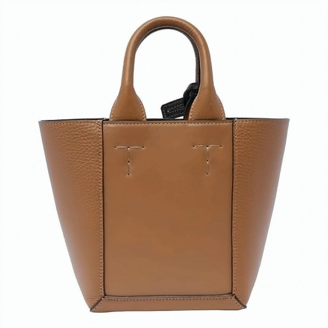Tod's Structured Leather Mini Shopping Bag With Detachable Strap