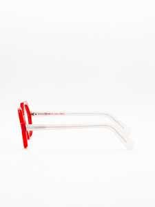 Moli@Limo Hexagonal Multicolor Optical Frames With International Fit
